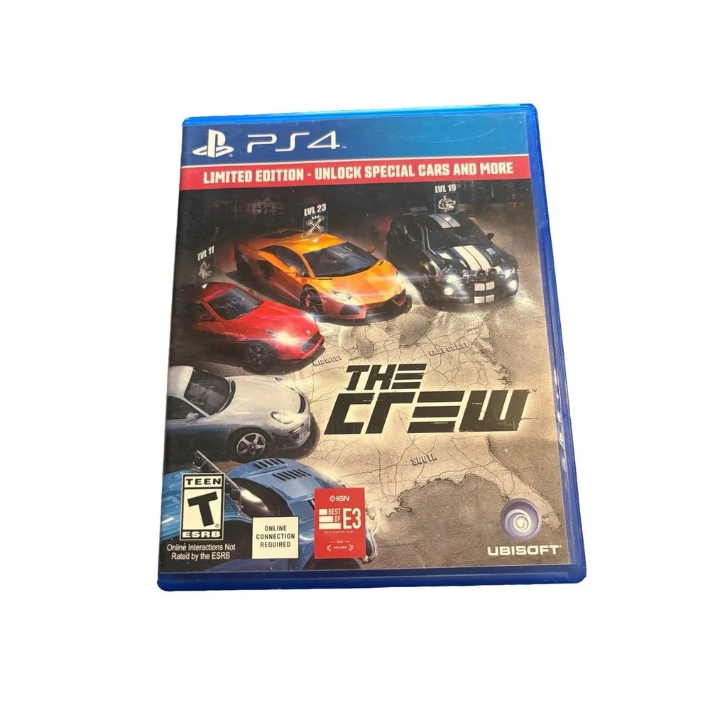 (MA4) The Crew, Limited Edition (PS4, 2014 Sony PlayStation 4} Great Condition
